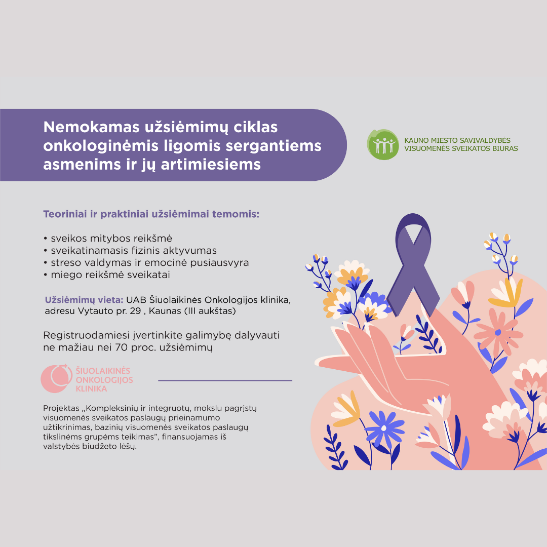 Nemokamas užsiėmimų ciklas