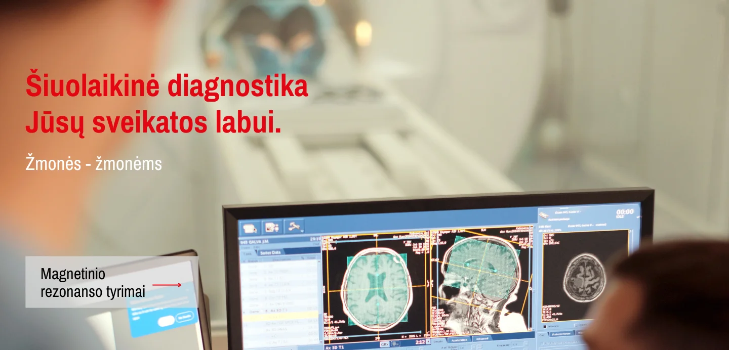 Šiuolaikinė diagnostika. Magnetinio rezonanso tomografija (MRT)