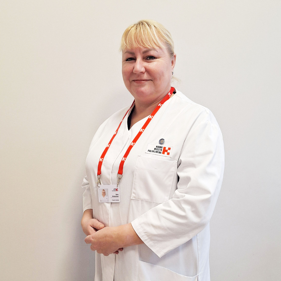 Centro padalinio slaugytoja diabetologė Daiva Brakauskienė