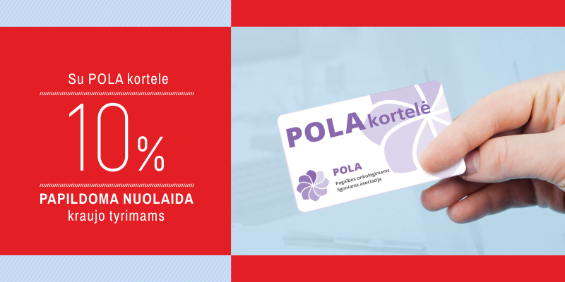 Nuolaida POLA kortelės turėtojams
