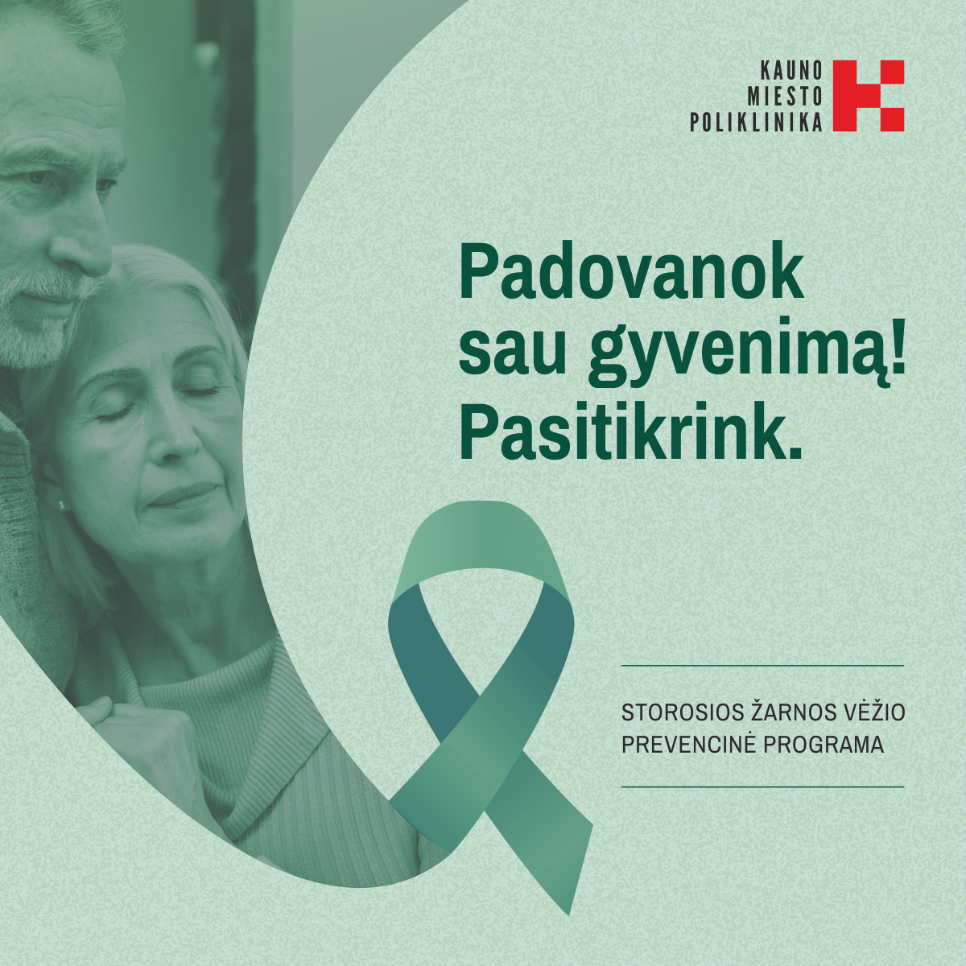Storosios žarnos vėžio prevencinė programa