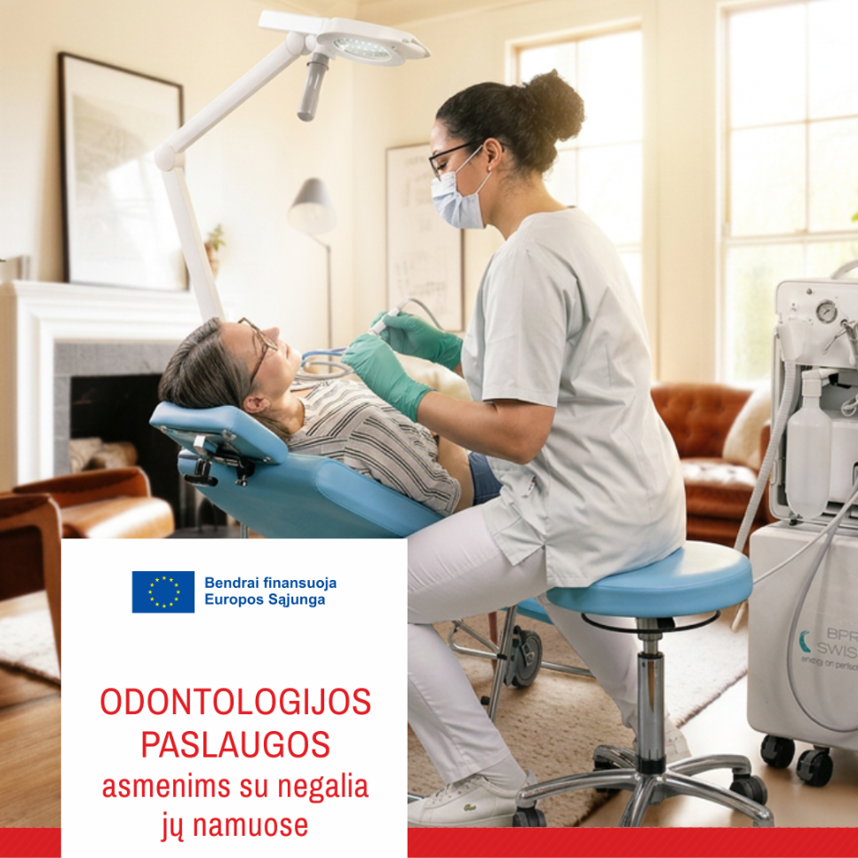 ODONTOLOGIJOS PASLAUGOS NAMUOSE