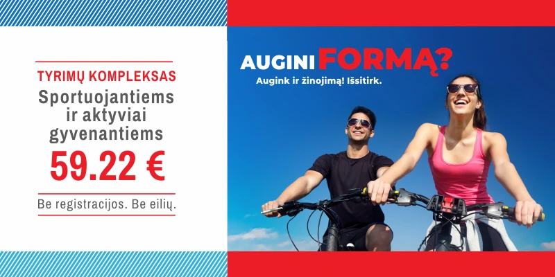 Tyrimų kompleksas „Sportuojantiems ir aktyviai gyvenantiems“