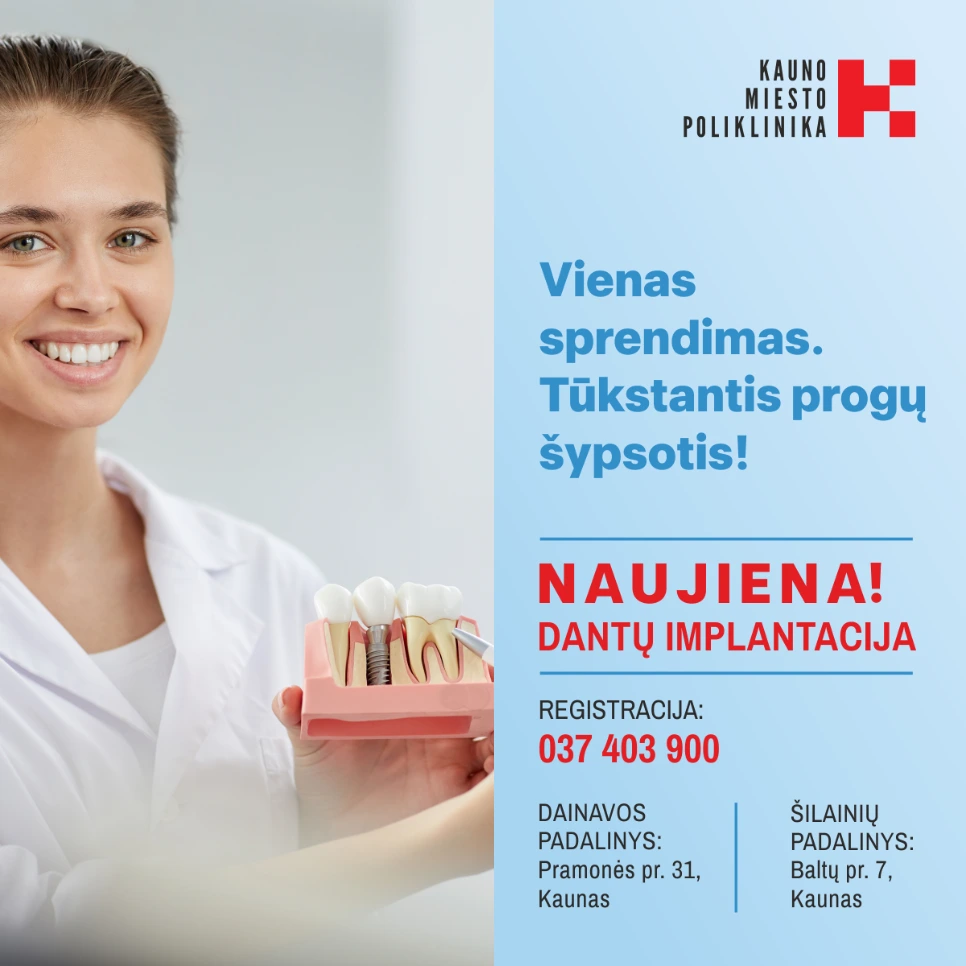 Dantų imlpantavimas