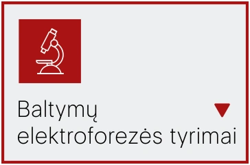 Baltymų elektroforezės tyrimai