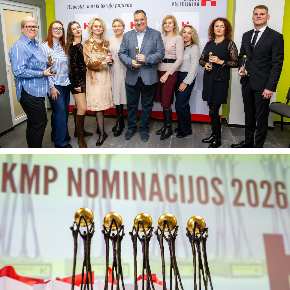Pagerbti 2026 metų Kauno miesto poliklinikos laureatai
