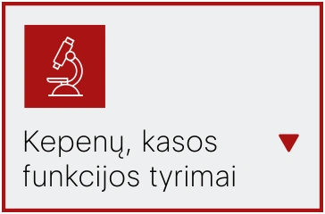 Kepenų ir kasos funkcijos tyrimai