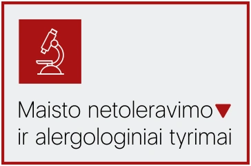 Maisto netoleravimo ir alergologiniai tyrimai