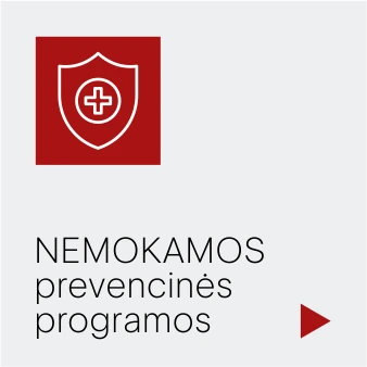 Nemokamos prevencinės programos
